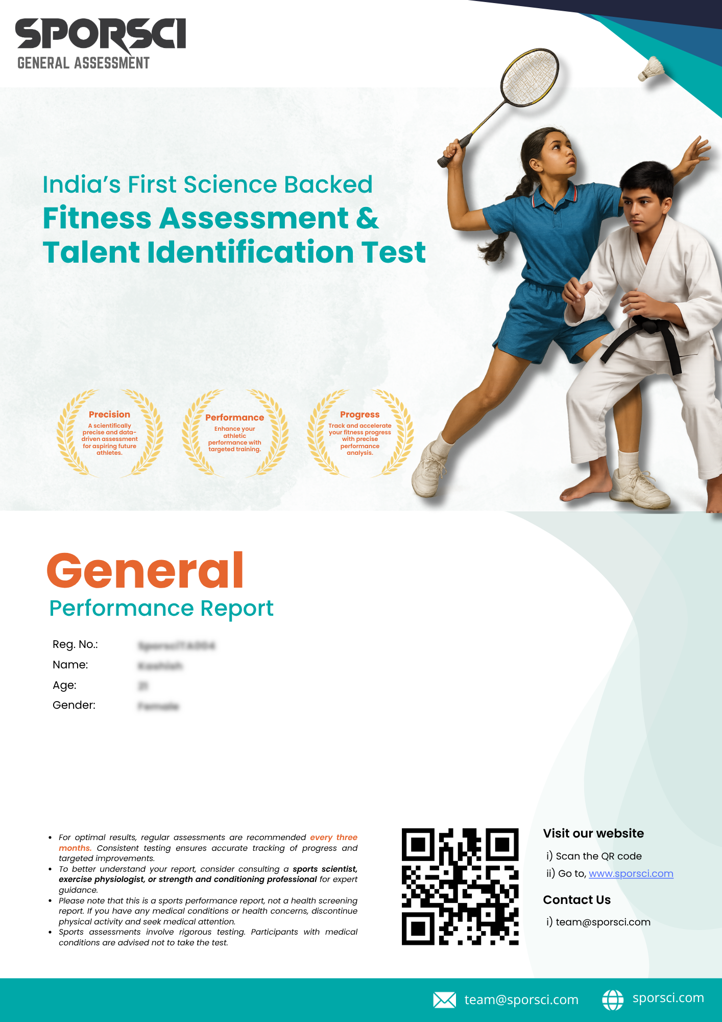 Example Client Report Sport Science Sporsci - Where Sports Meet Science
